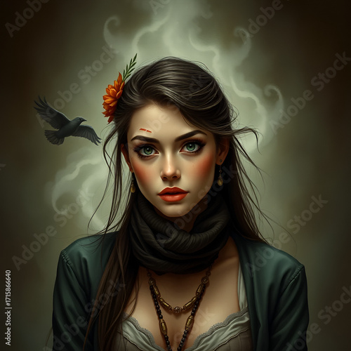 Jeune femme dubitative