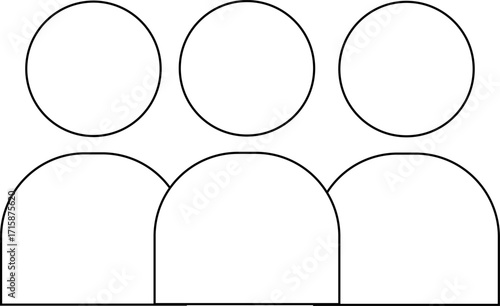 icon of people gathering with a white background