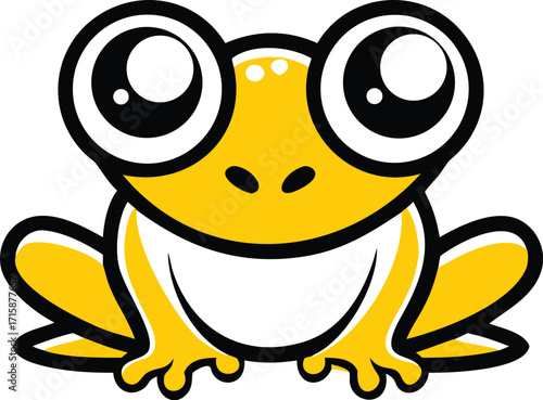 cartoon frog with a glass of milk