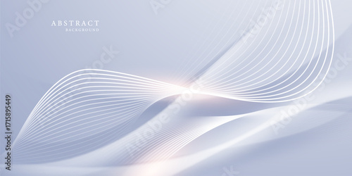 White abstract background with vector illustration. Modern background.