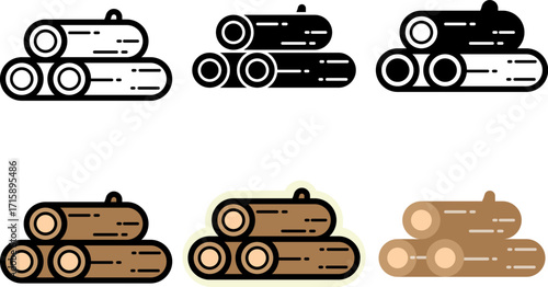set of woods icon