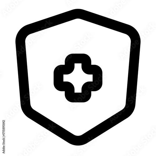medical outline icon set