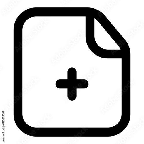 medical outline icon set