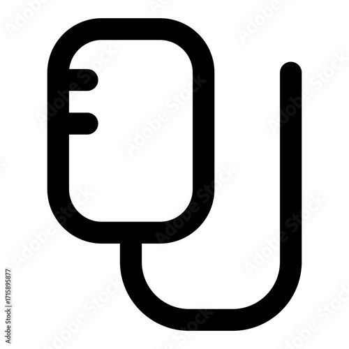 medical outline icon set