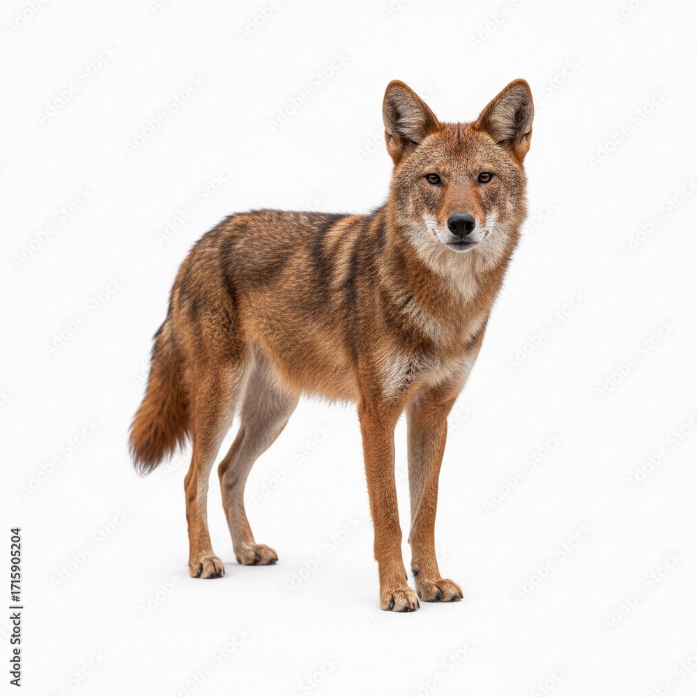 Fototapeta premium wolf isolated on white