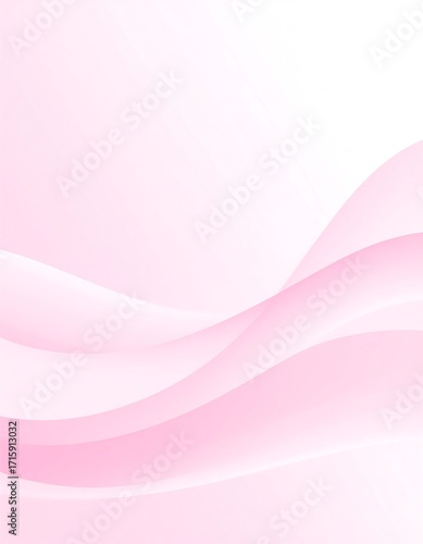 Delicate Pink Flowing Lines.