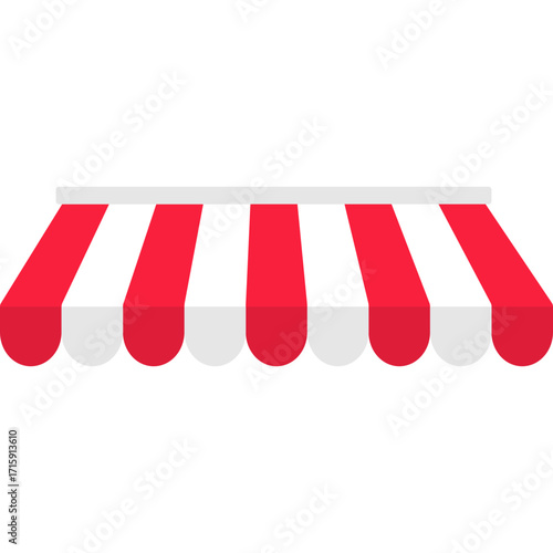 Outdoor Striped Awning