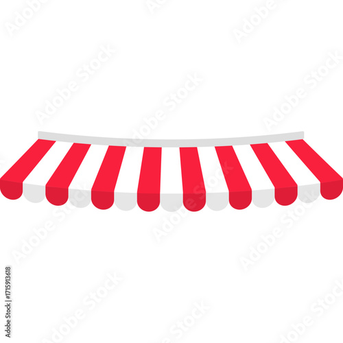Outdoor Striped Awning