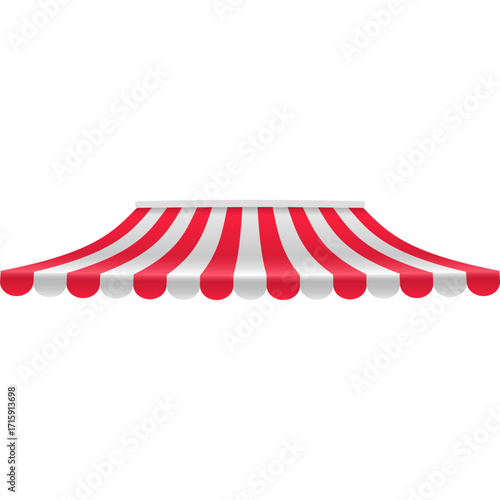 Outdoor Striped Awning