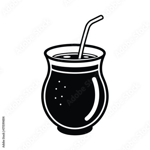 Mate de Coca Cup Outline