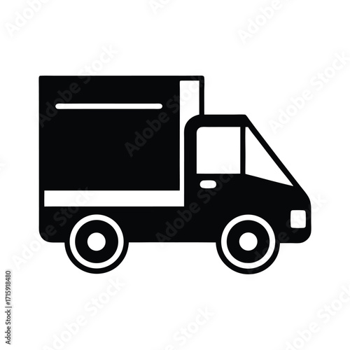 Milk Delivery Truck Icon