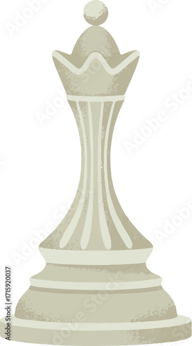 chess pawn isolated on white background