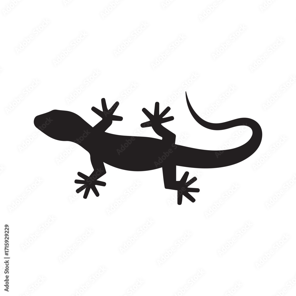 Naklejka premium Hugging lizard house symbol representing love, care, and eco-friendly lifestyle