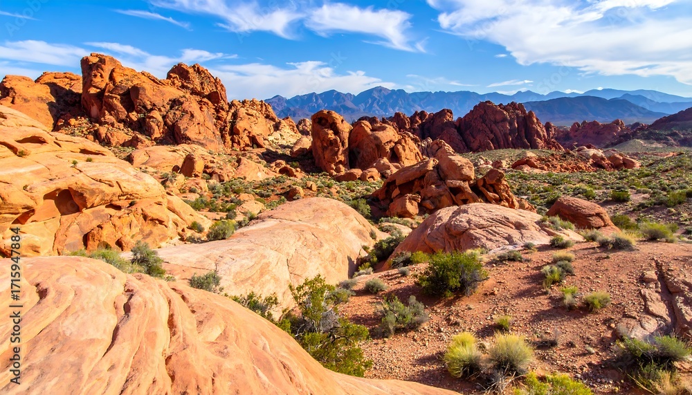 Fototapeta premium Valley of Fire Scenic View