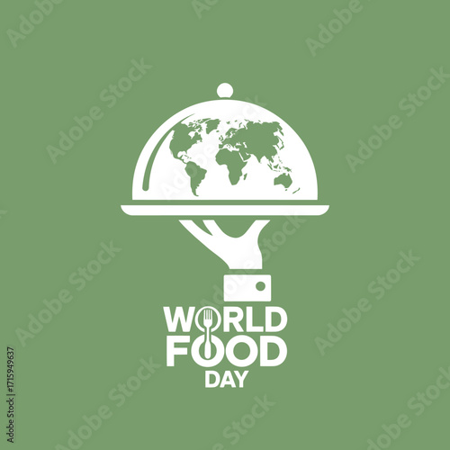 World Food Day Illustration Global Food Security and Awareness for Sustainable Agriculture and Reducing Hunger