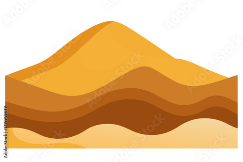 Dense Compacted Sand Layers Background