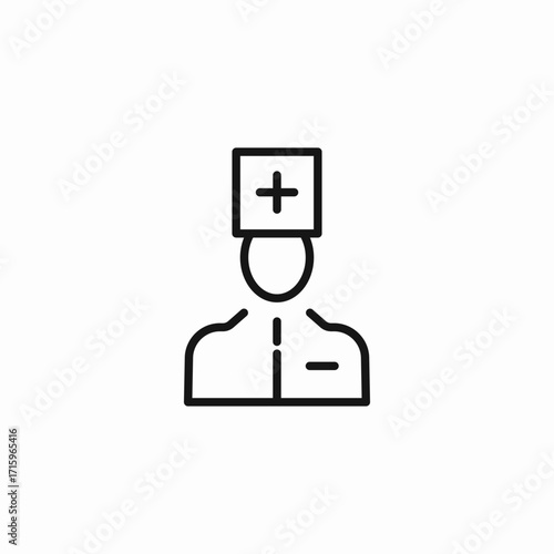 medical professional icon sign vector
