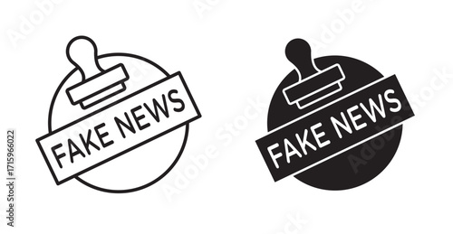 Fake news icon