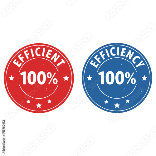 Efficiency and Efficient Badges with 100 Percent Performance.