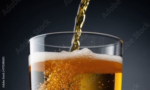 Wallpaper Mural Pouring beer into a glass, close-up Torontodigital.ca