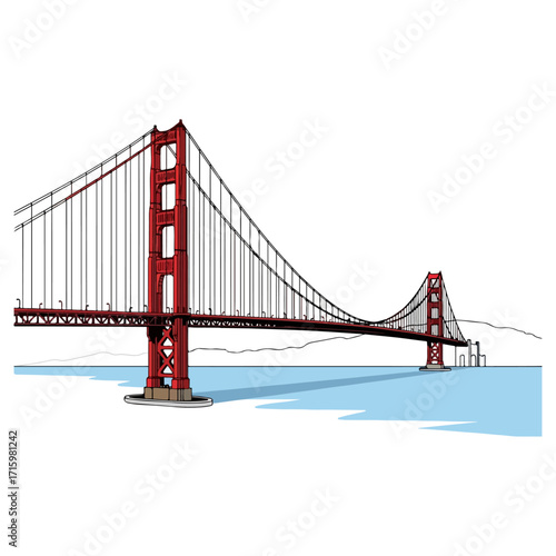 Golden Gate Bridge - Iconic San Francisco Landmark.