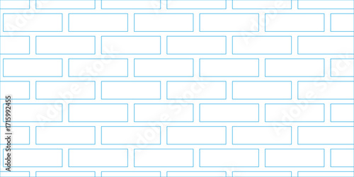 white brick wall background concrete cement illustration.	