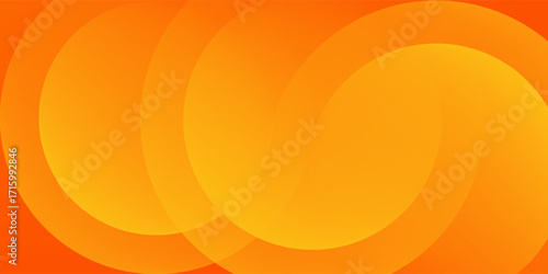 Abstract orange background with circles. Vector illustration eps 10.