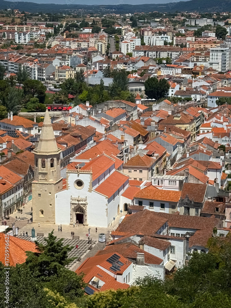 Obraz premium small medieval town centre Tomar, Portugal