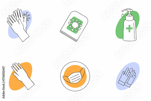 set of icons for web design