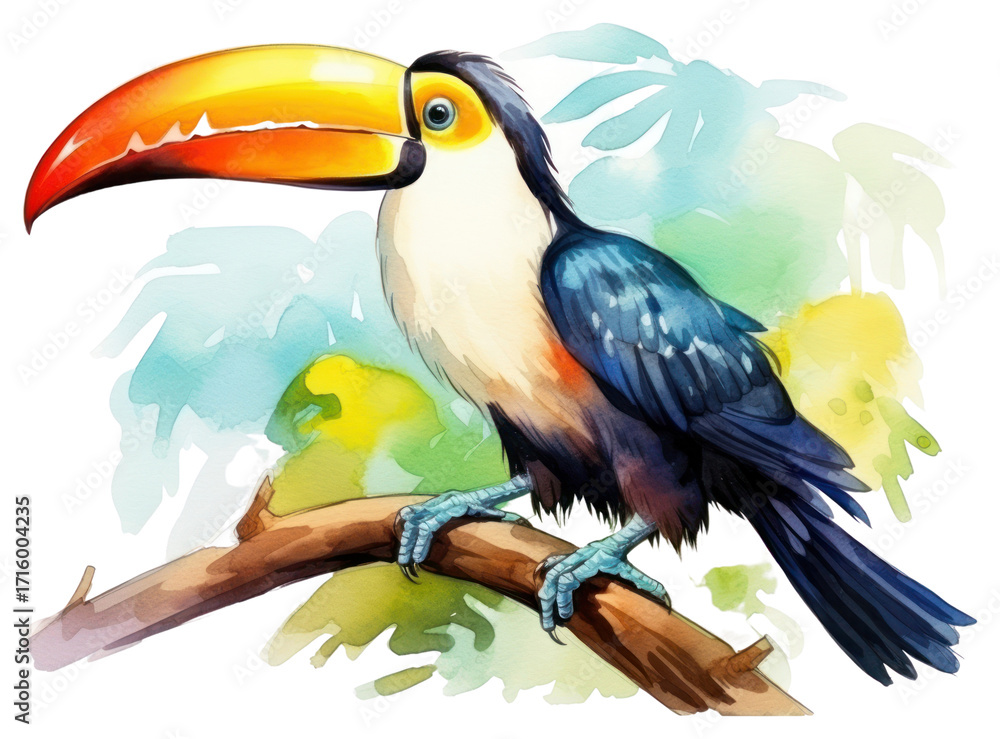 Obraz premium PNG Toucan animal bird beak.