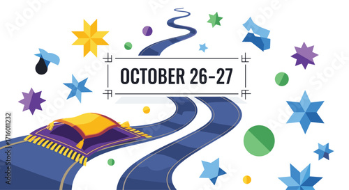 Join us October 26-27 for a magical ride on a flying carpet to a world of stars and possibilities let your imagination soar high, Generative AI.