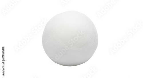 White ball shape for product mockups isolated PNG with Transparent Background