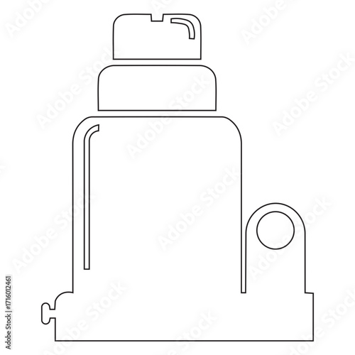 Hydraulic jack icon