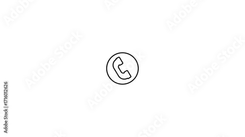 Animated Phone icon vector design templates