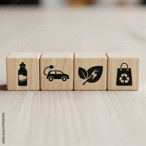 Sustainable lifestyle with eco-friendly alternatives and solutions