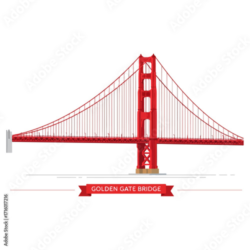 Golden Gate Bridge - Iconic San Francisco Landmark.