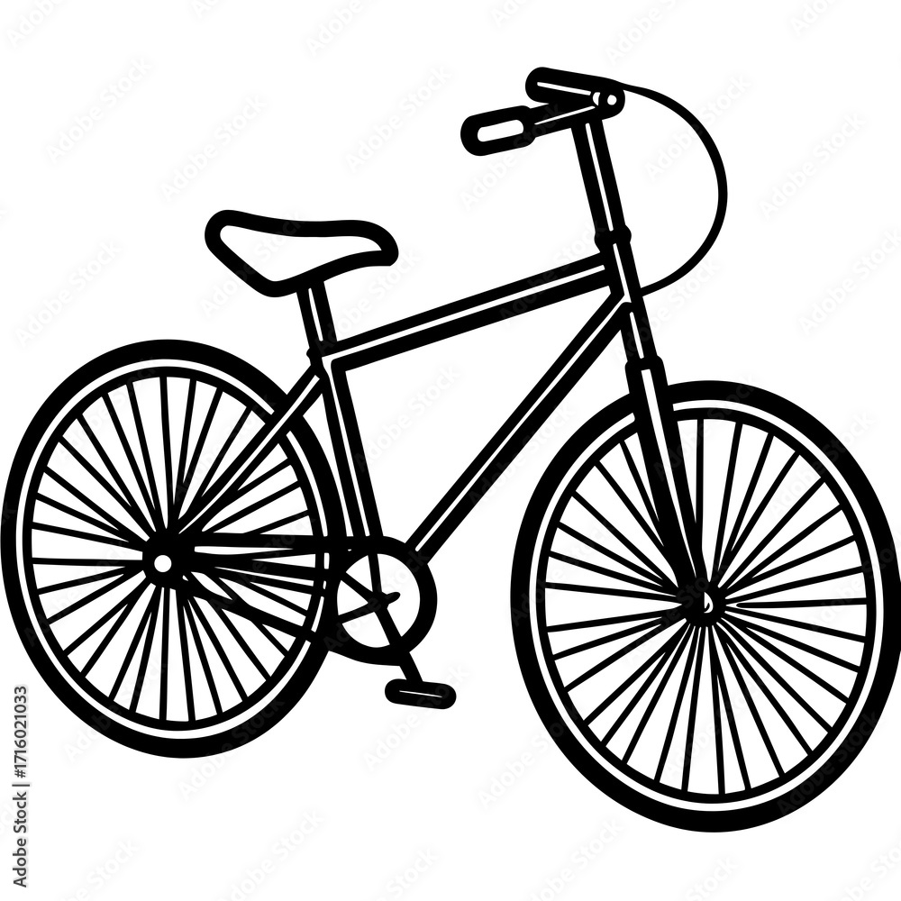 Fototapeta premium bicycle vector illustration