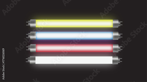 Colorful LED Tube Lamps