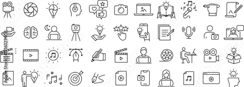 digital marketing icons, seo outline symbols, marketing doodle pack, analytics line artwork, minimal social icons, internet marketing cartoon, advertising outline doodles, online seo icons, strategy s