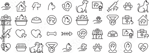 Pet icon, Pet care vector, Veterinary symbol design, Animal pet artwork, Dog cat clipart, Pet grooming illustration, Pet hospital logo, Cute pet graphic, Pet health element, Animal pet treatment image