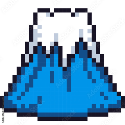 Mt.Fuji pixel art