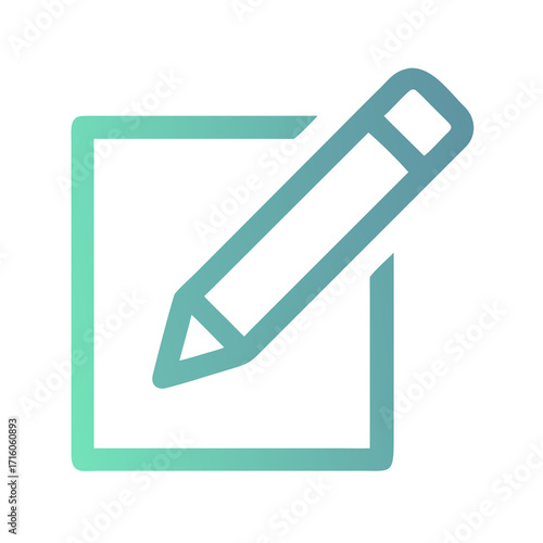 vector illustration of a pencil