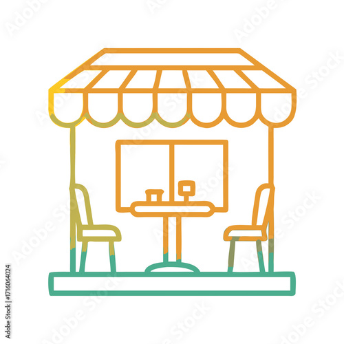 table with chairs and table