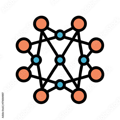 abstract molecule background