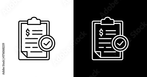 Standard White Icon Set Design