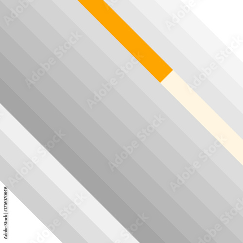 Modern Diagonal Stripes with Vibrant Orange Accent