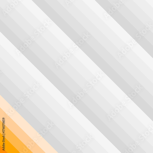 Modern Diagonal Stripes with Fading Orange Accent