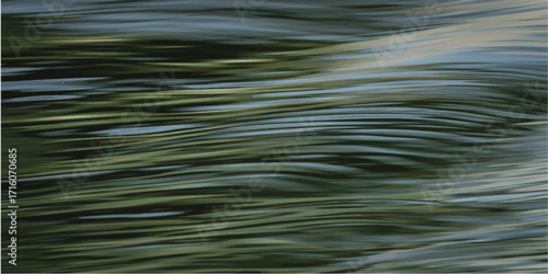 An abstract pattern of blue water ripples reflects sunlight on the calm surface of the sea.