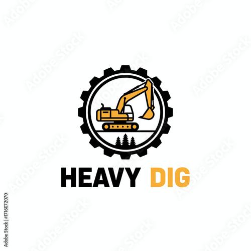 A collection of powerful heavy equipment used in construction,
