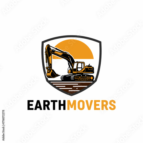 A collection of powerful heavy equipment used in construction,